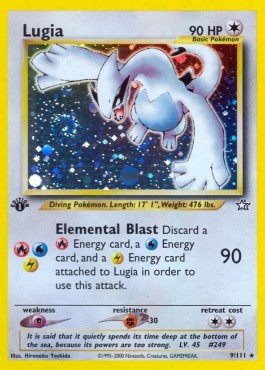 Lugia Neo Genesis #9/111 price guide and current card listings